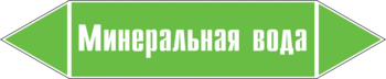 Маркировка трубопровода "минеральная вода" (пленка, 126х26 мм) - Маркировка трубопроводов - Маркировки трубопроводов "ВОДА" - Магазин охраны труда и техники безопасности stroiplakat.ru